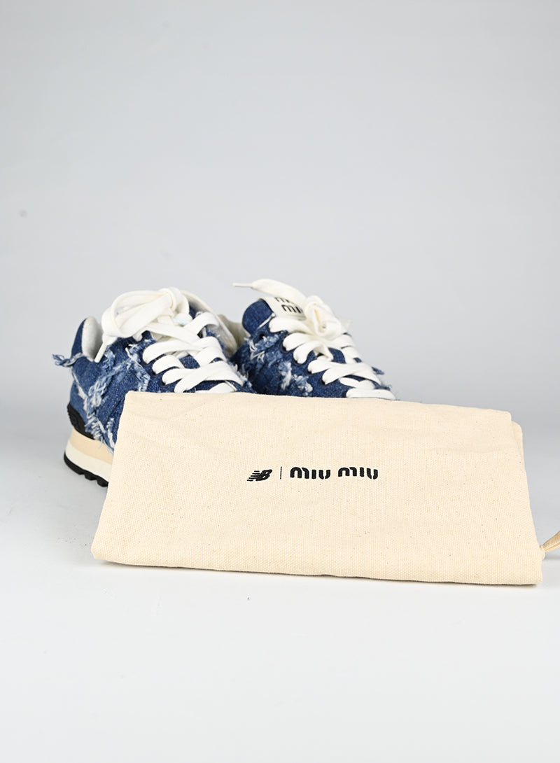 Miu Miu x New Balance Sneakers in denim - N. 36