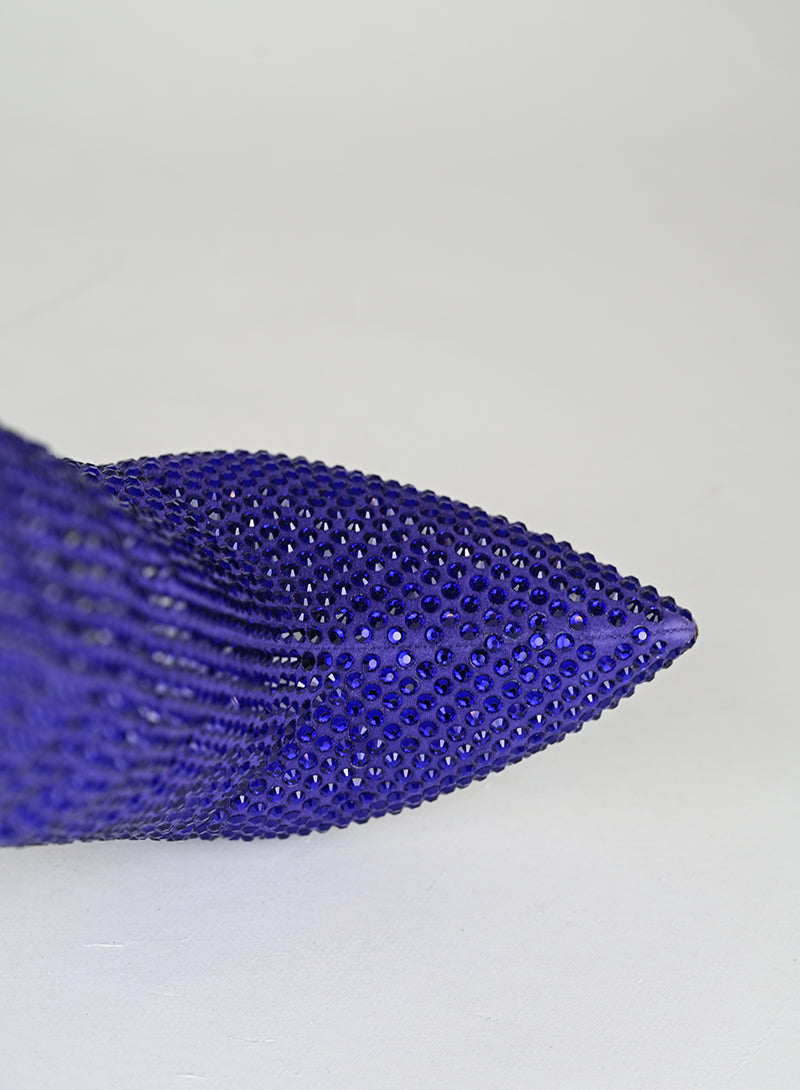 Paris Texas Stivali Alti Glitter Blu - N. 38