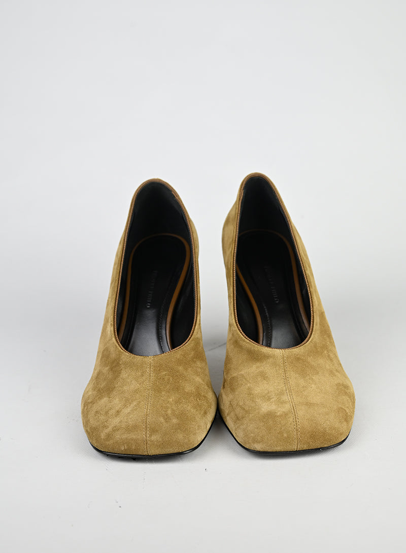 Phoebe Philo Décolleté Suede Caramel - N. 39