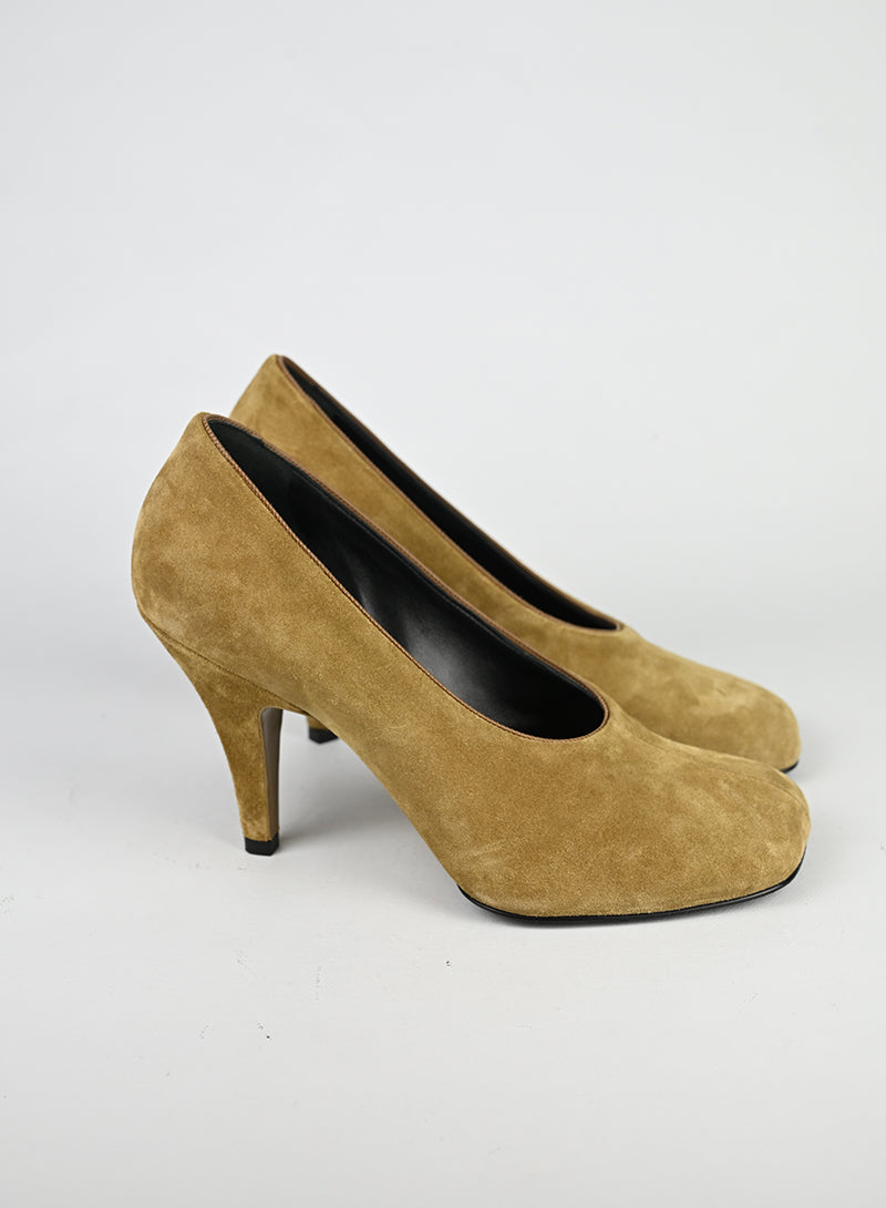Phoebe Philo Décolleté Suede Caramel - N. 39