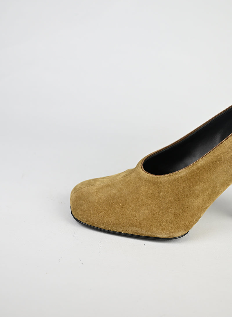 Phoebe Philo Décolleté Suede Caramel - N. 39
