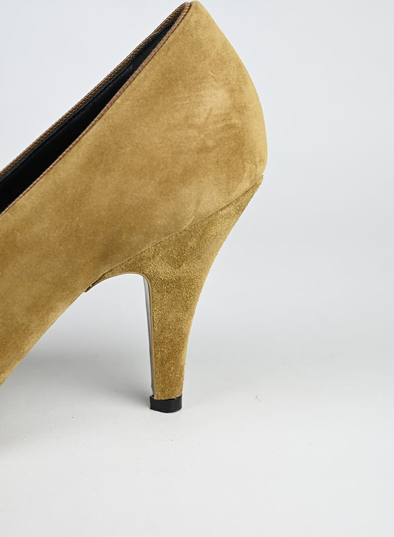 Phoebe Philo Décolleté Suede Caramel - N. 39