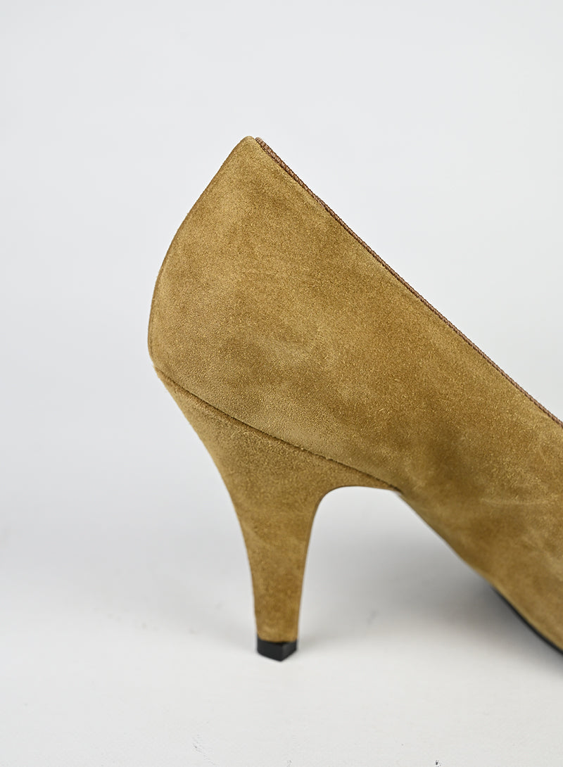 Phoebe Philo Décolleté Suede Caramel - N. 39