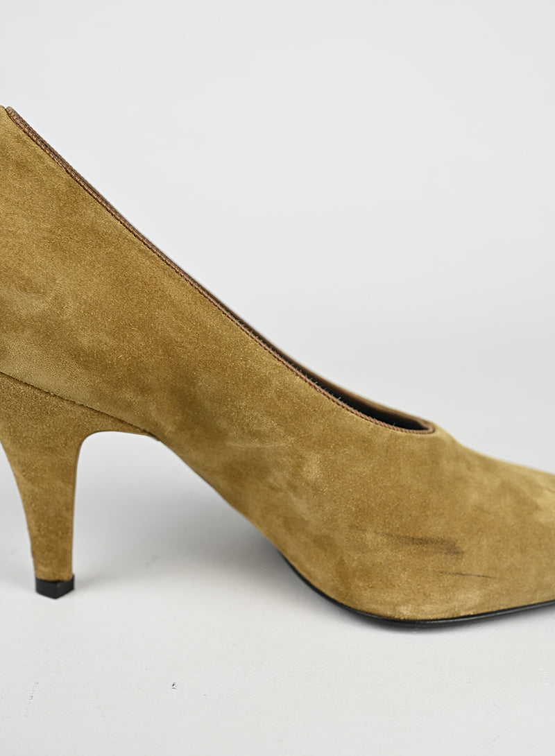 Phoebe Philo Décolleté Suede Caramel - N. 39