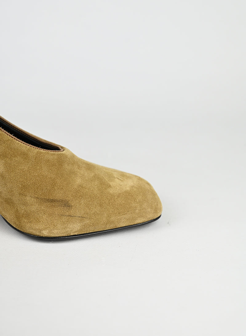 Phoebe Philo Décolleté Suede Caramel - N. 39
