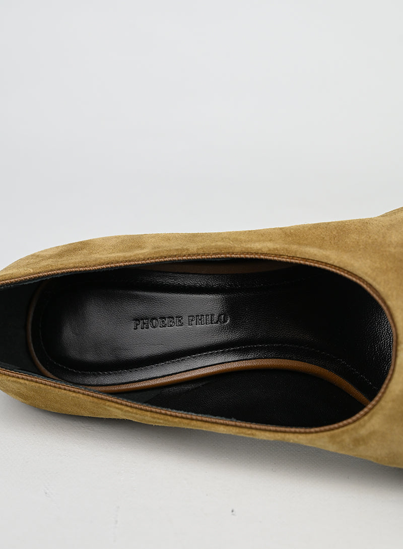 Phoebe Philo Décolleté Suede Caramel - N. 39