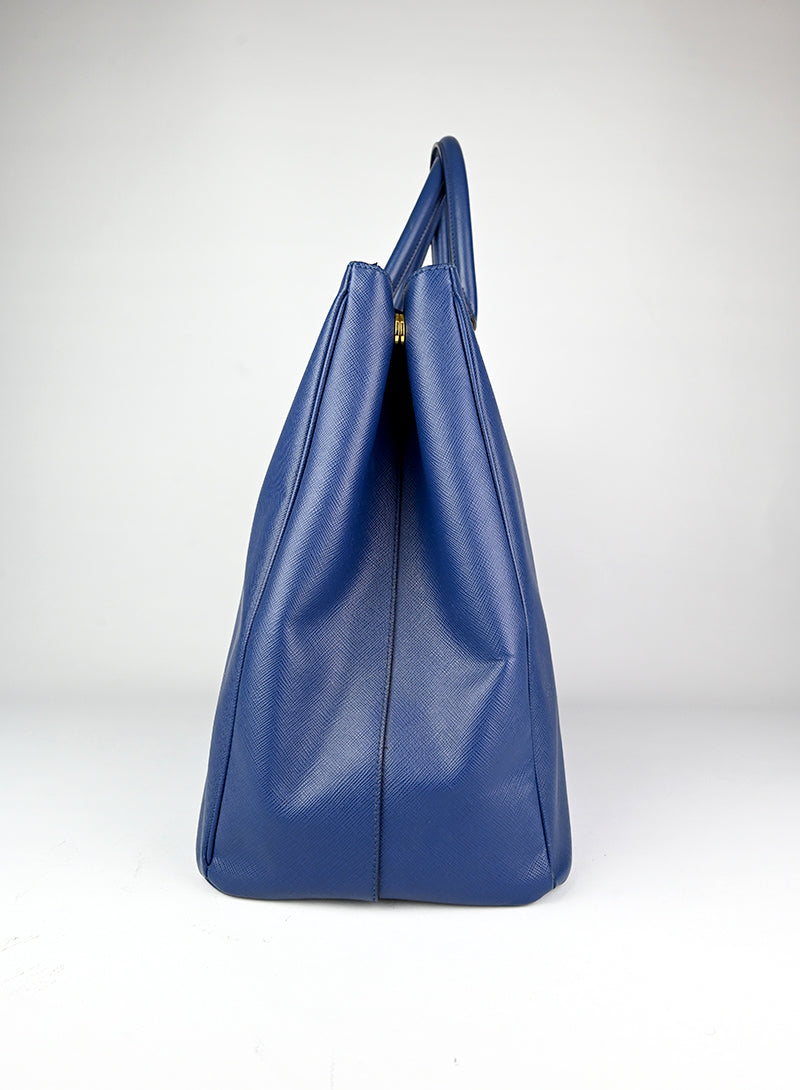 Prada Borsa Galleria Large blu