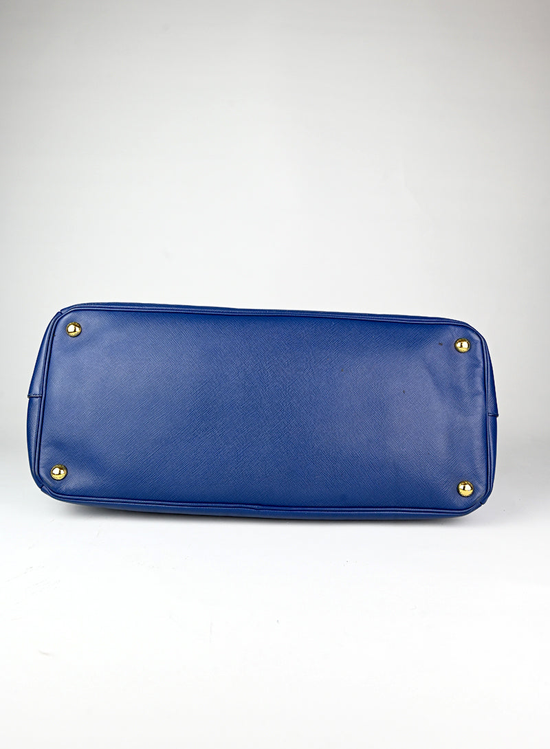 Prada Borsa Galleria Large blu