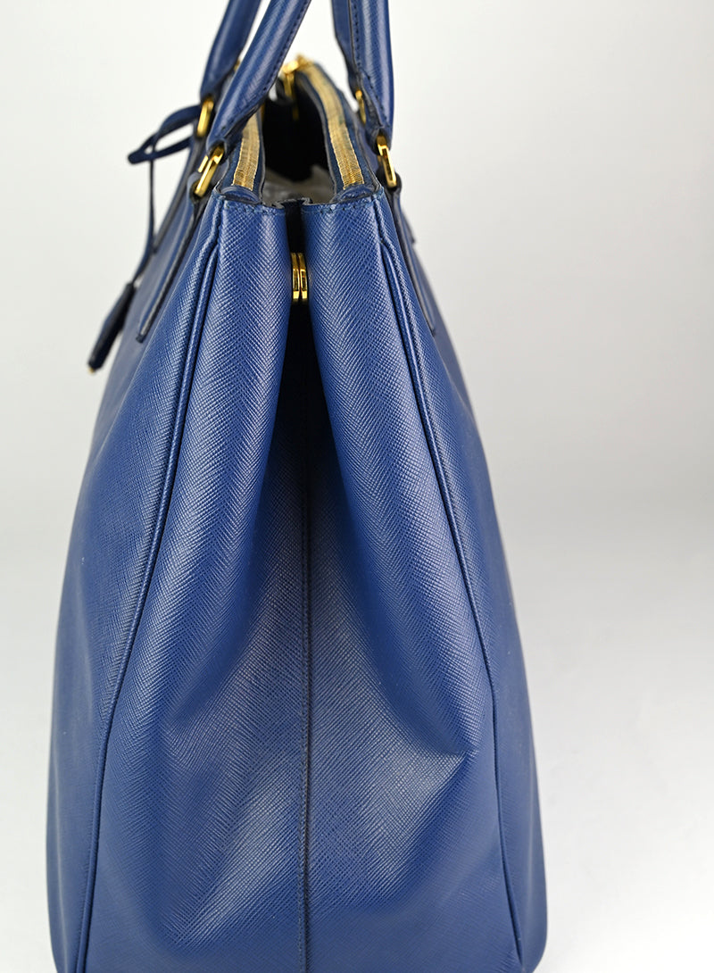 Prada Borsa Galleria Large blu