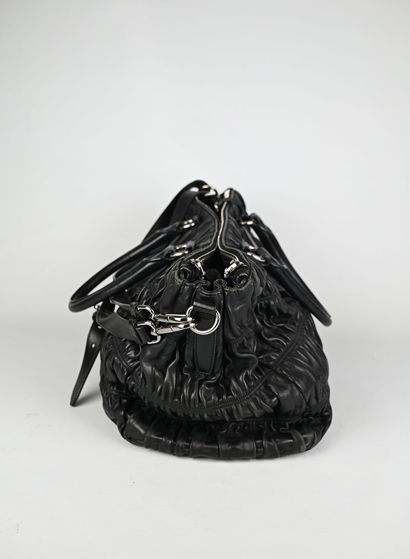 Prada Borsa Gaufre Pelle Nera