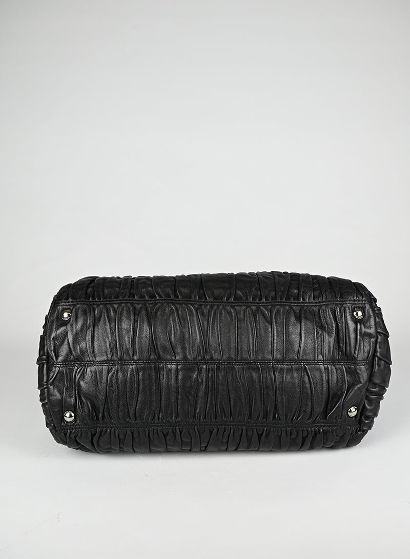 Prada Borsa Gaufre Pelle Nera