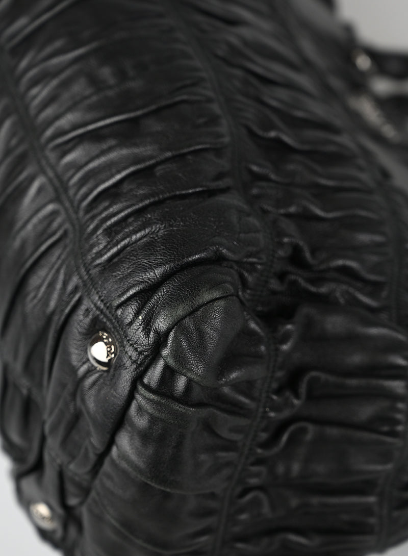 Prada Borsa Gaufre Pelle Nera