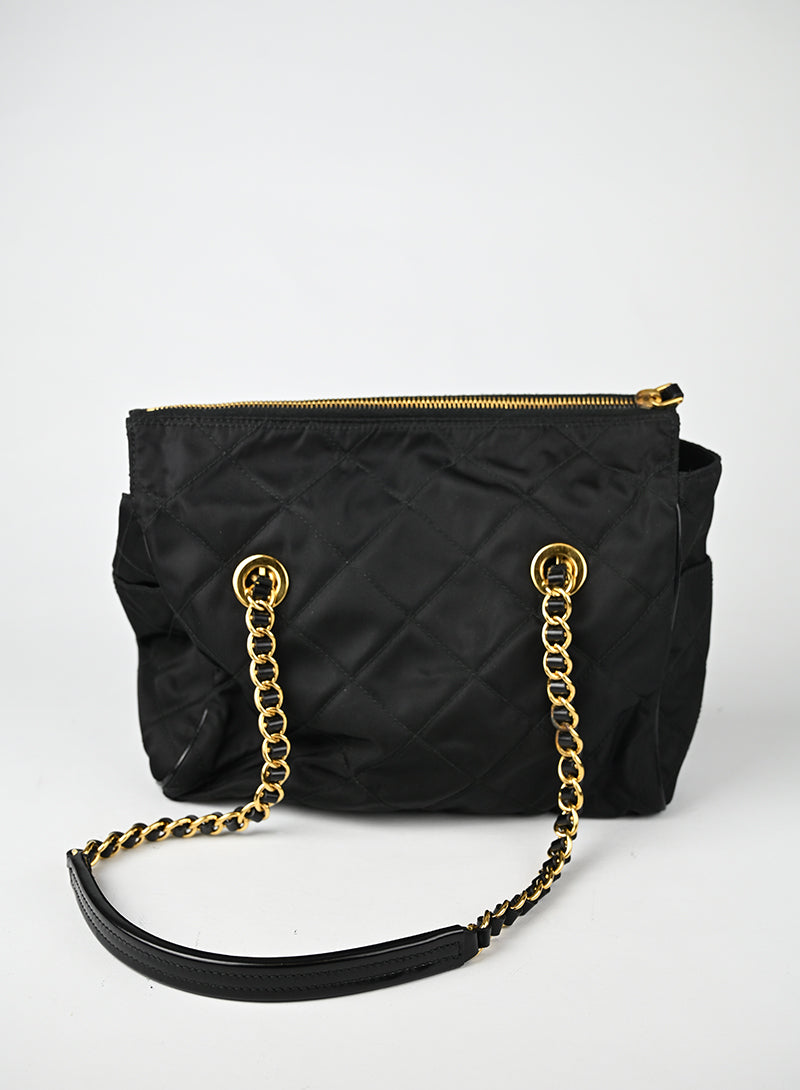 Prada Borsa a Spalla Nylon Nera