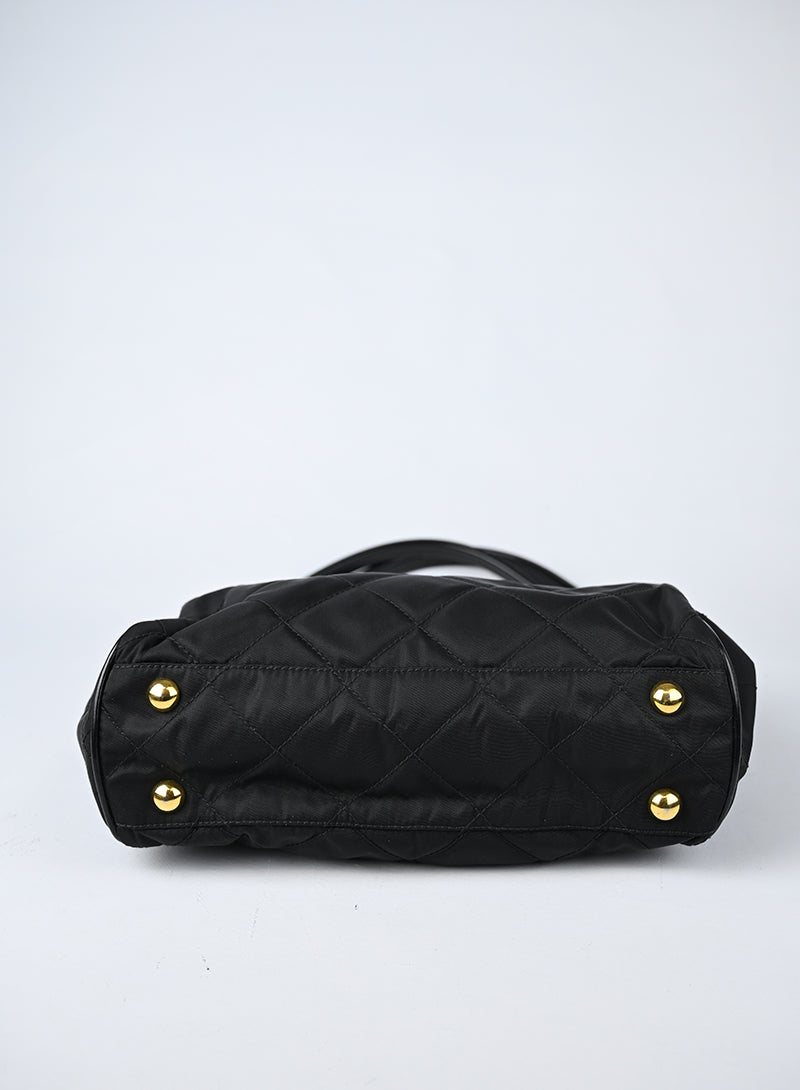 Prada Borsa a Spalla Nylon Nera