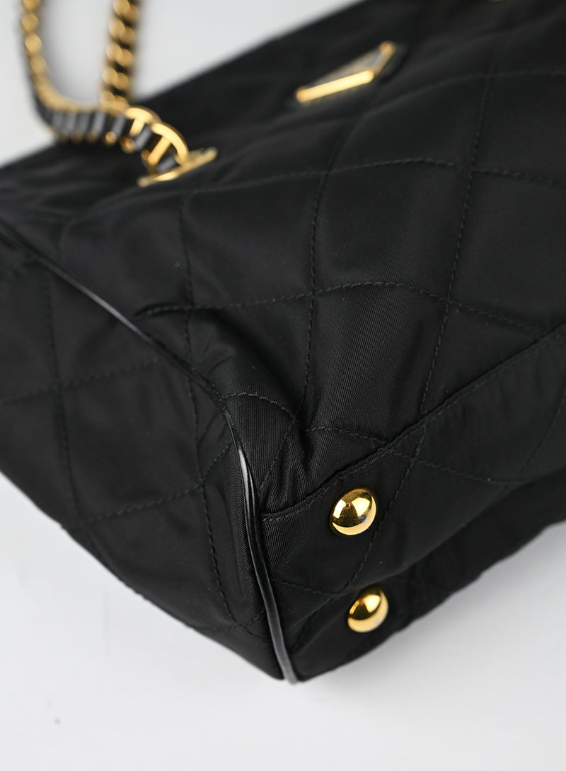 Prada Borsa a Spalla Nylon Nera