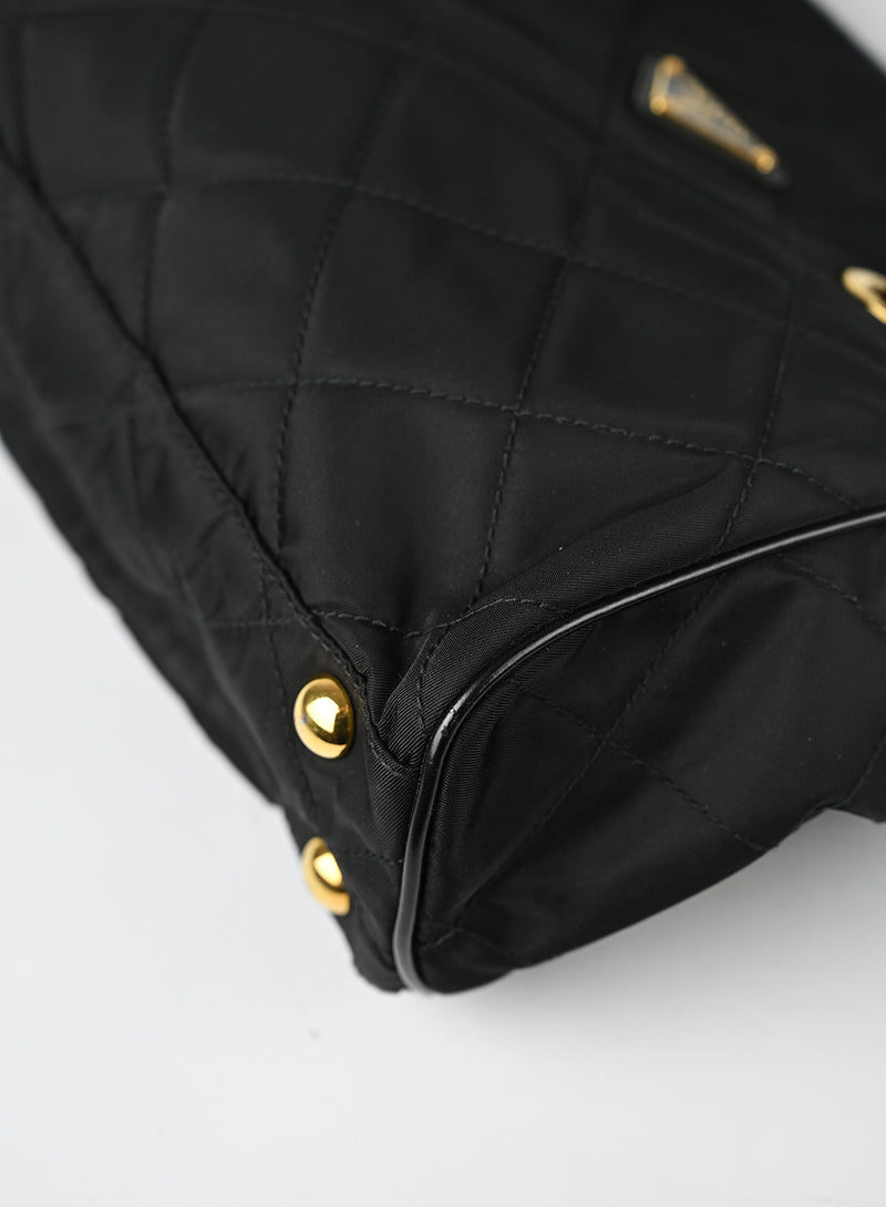 Prada Borsa a Spalla Nylon Nera