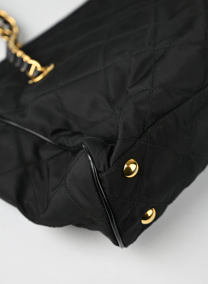 Prada Borsa a Spalla Nylon Nera