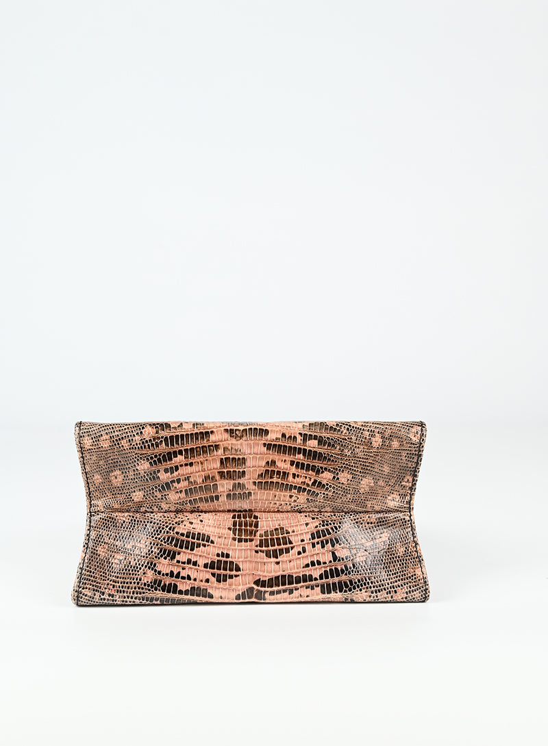 Prada Borsa in pelle lizard rosa