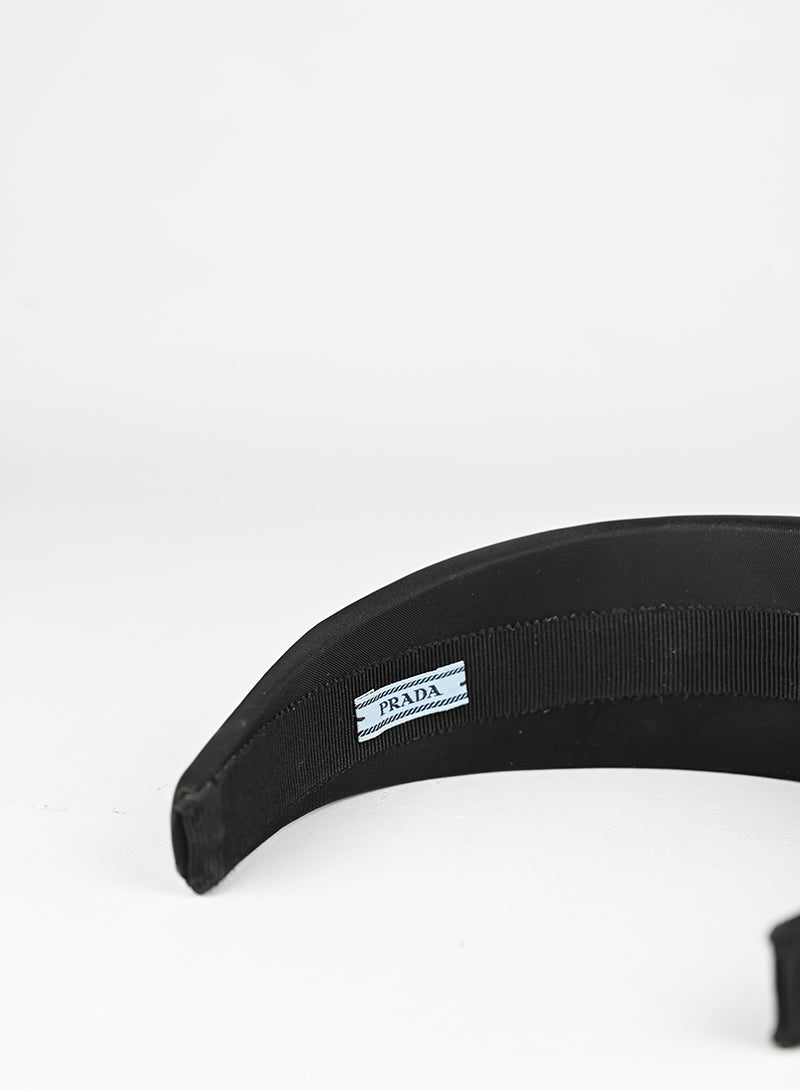 Prada Cerchietto per capelli nero