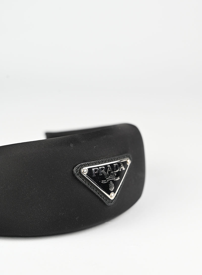 Prada Cerchietto per capelli nero