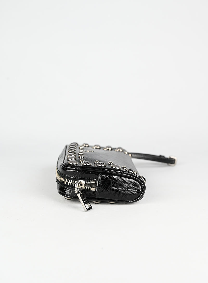 Prada Pochette in pelle nera