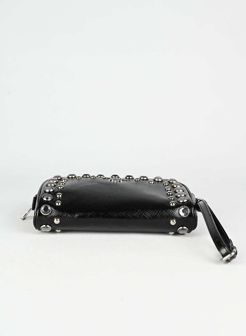 Prada Pochette in pelle nera