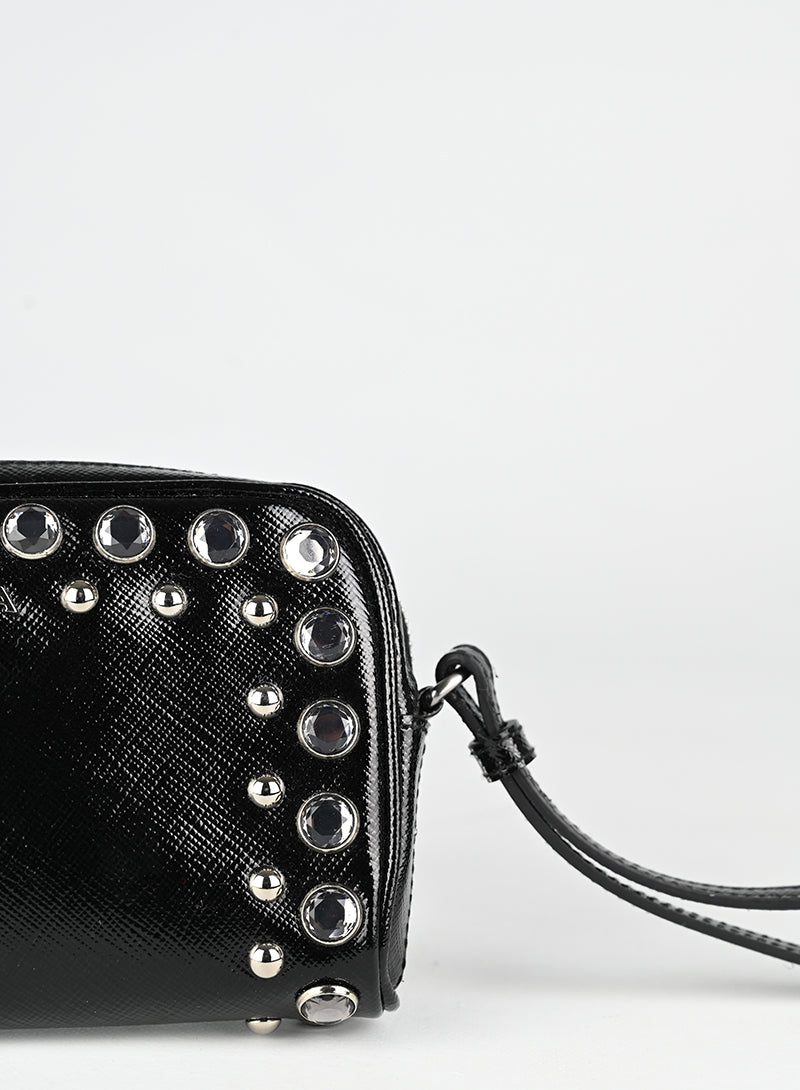 Prada Pochette in pelle nera