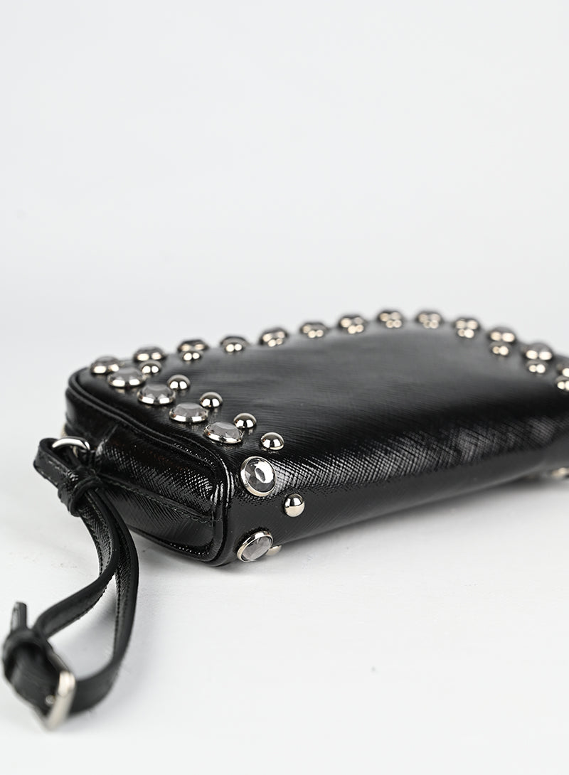 Prada Pochette in pelle nera