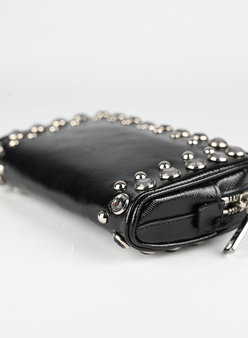 Prada Pochette in pelle nera