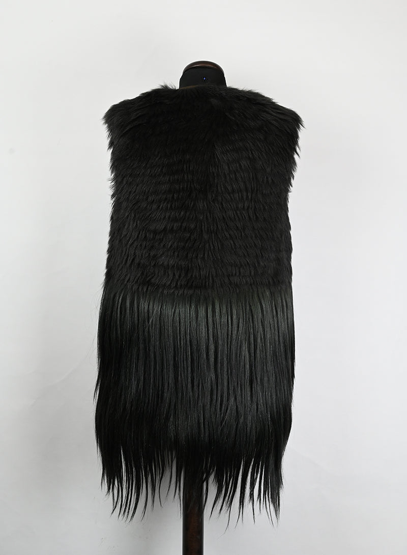 Prada Gilet di pelliccia verde bosco - Tg. 40