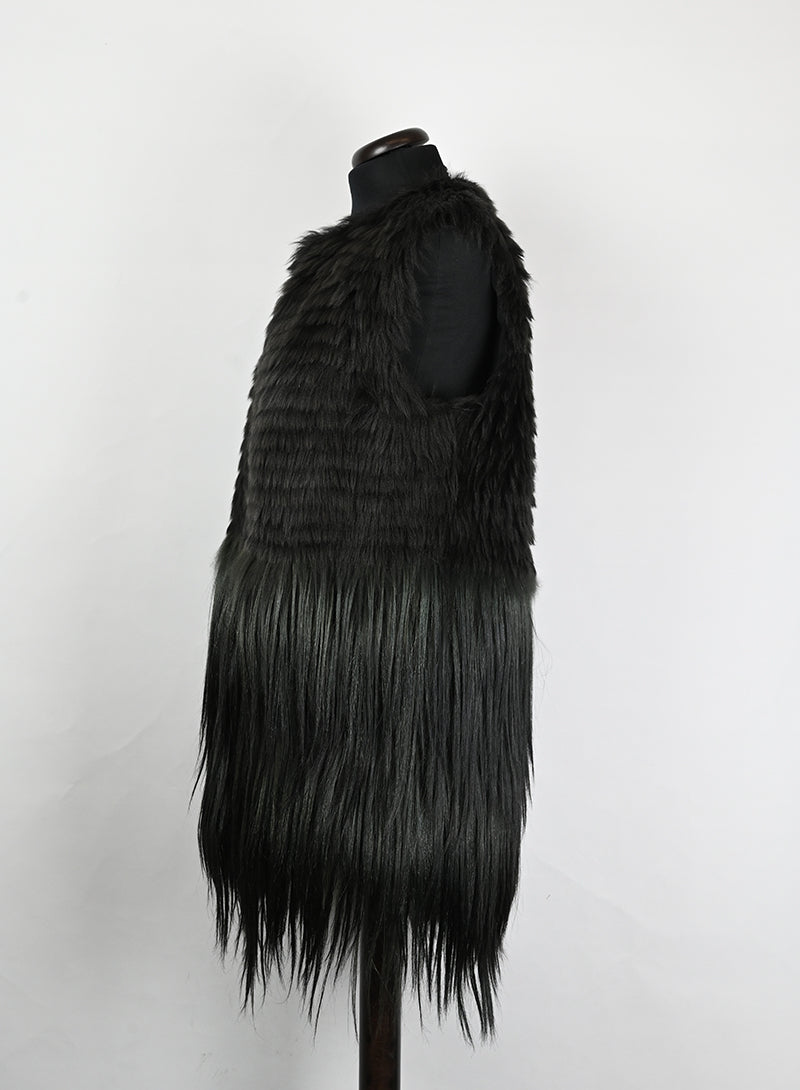 Prada Gilet di pelliccia verde bosco - Tg. 40