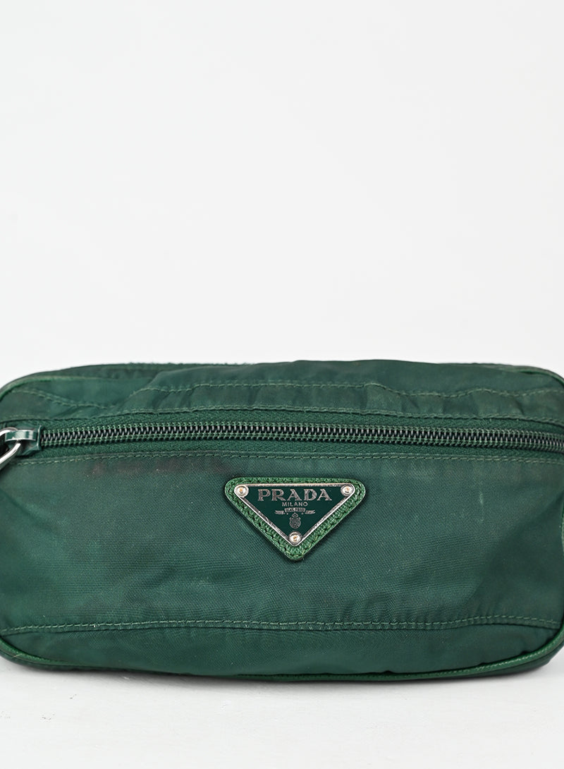 Prada Marsupio in Re-nylon verde