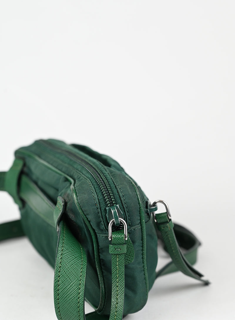 Prada Marsupio in Re-nylon verde