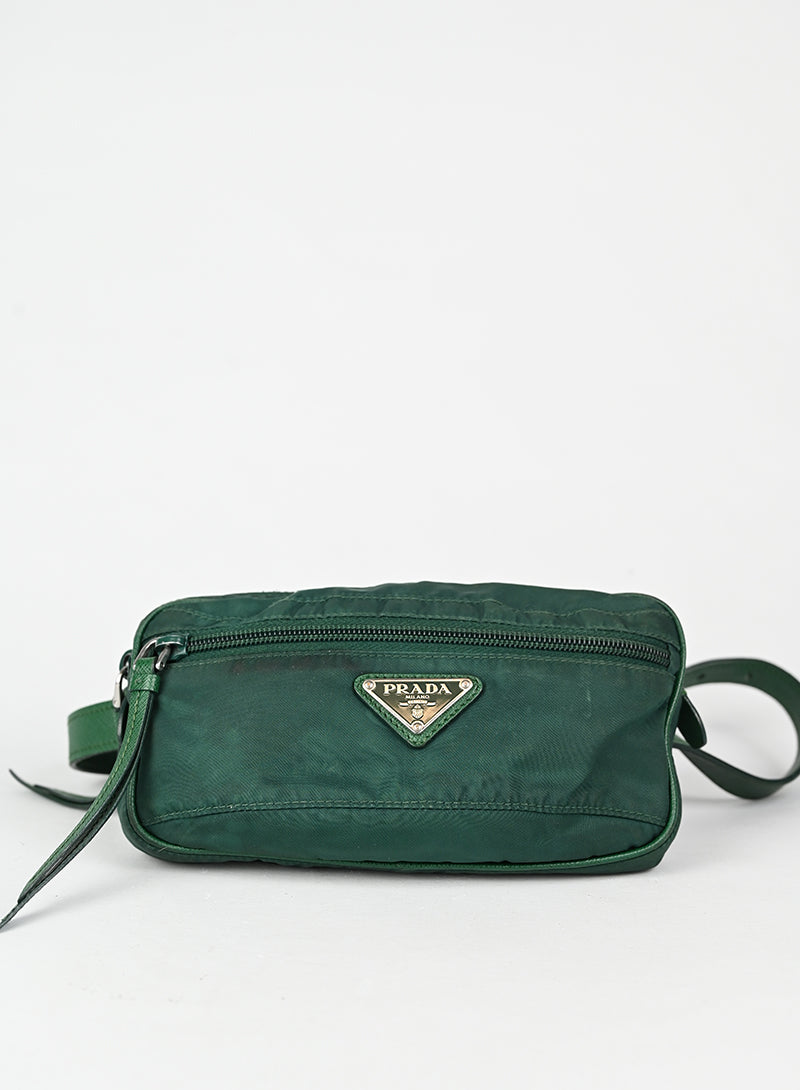 Prada Marsupio in Re-nylon verde