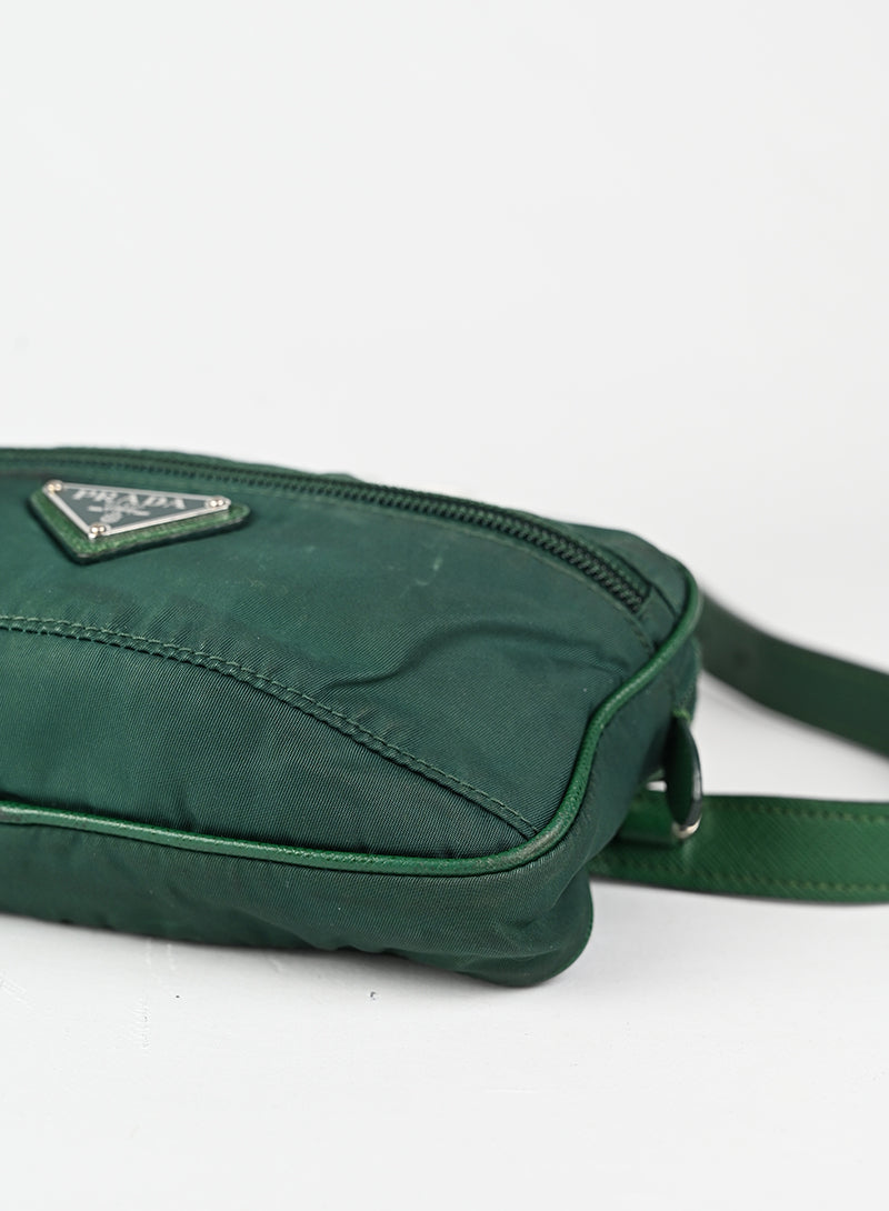 Prada Marsupio in Re-nylon verde