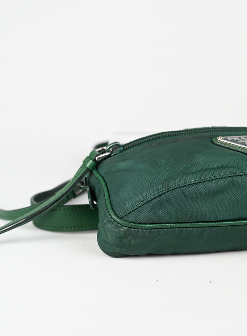 Prada Marsupio in Re-nylon verde