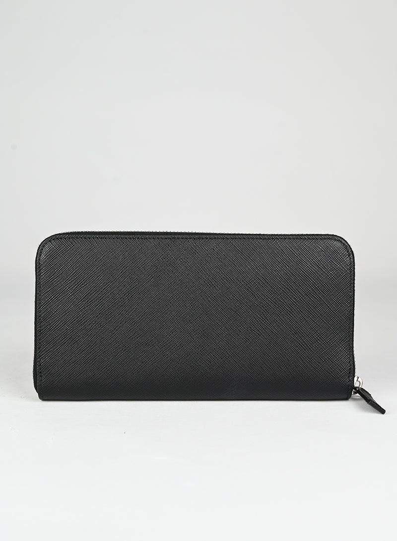 Prada Portafogli in pelle Saffiano nera