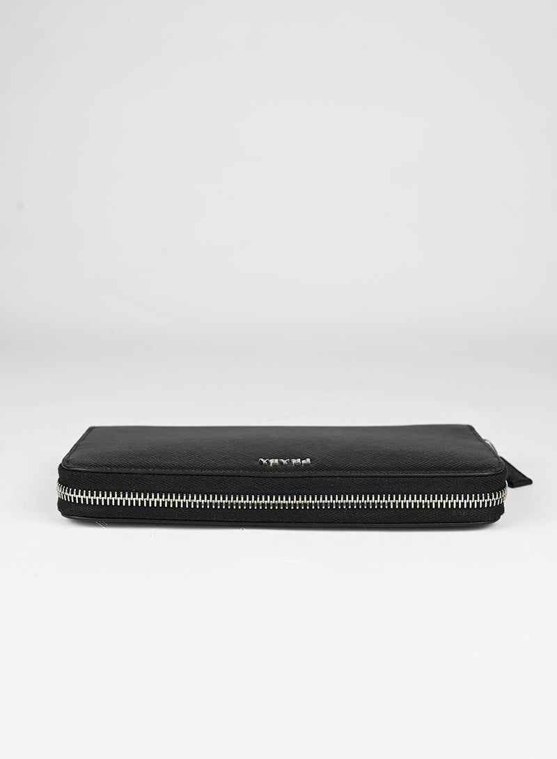 Prada Portafogli in pelle Saffiano nera