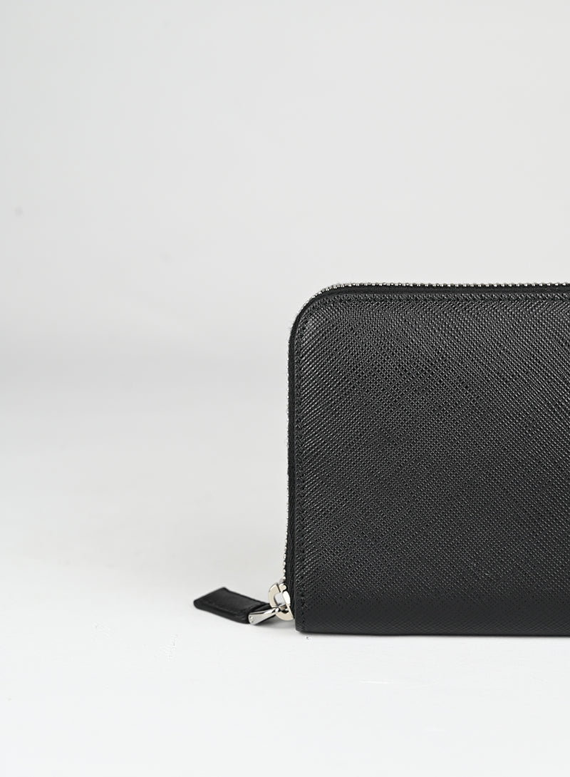 Prada Portafogli in pelle Saffiano nera