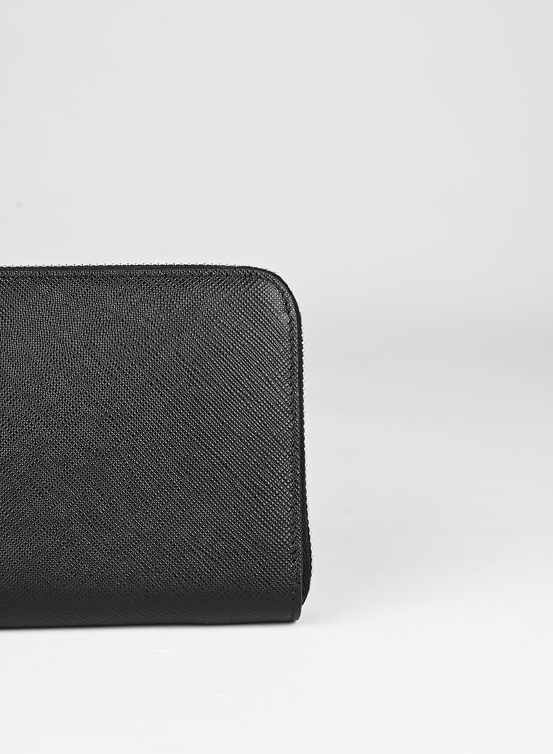 Prada Portafogli in pelle Saffiano nera