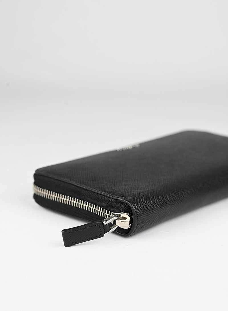 Prada Portafogli in pelle Saffiano nera