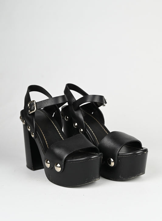 Prada Sandali in pelle nera - N. 36