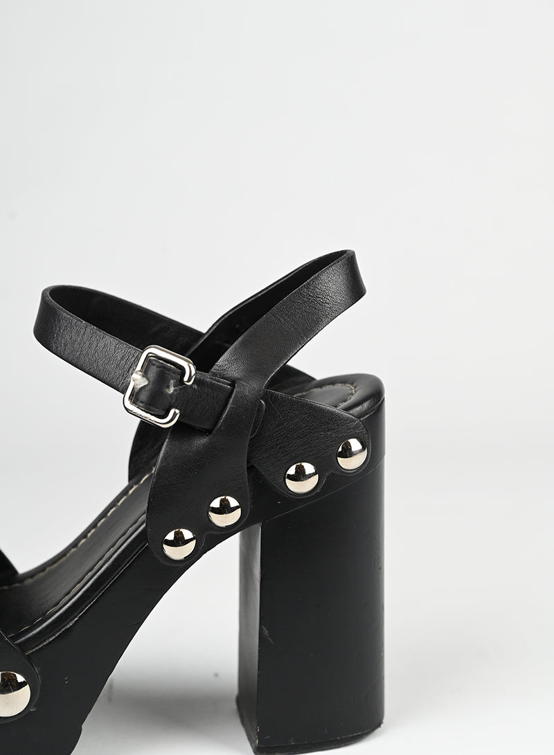 Prada Sandali in pelle nera - N. 36 -  lesleyluxuryvintage