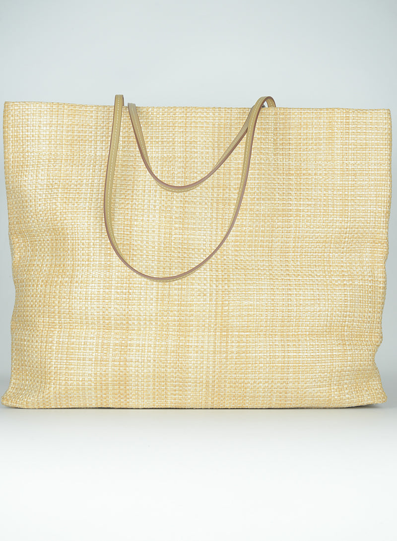 Prada Shopper in paglia beige