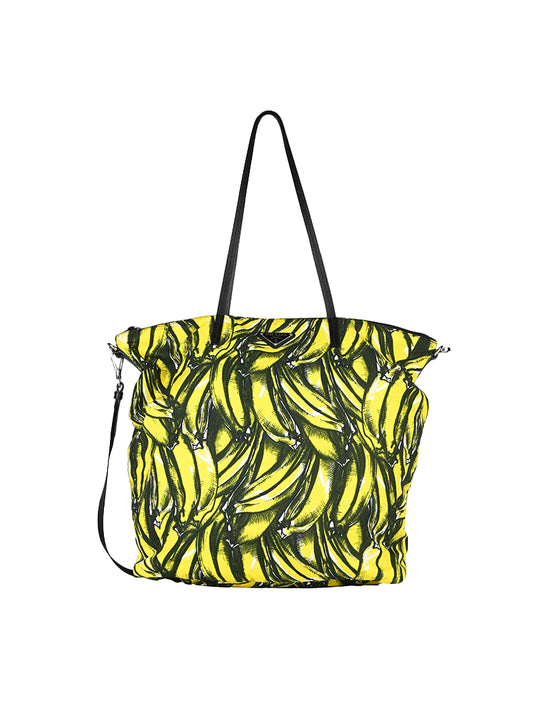 Prada Shopper in tela con banane