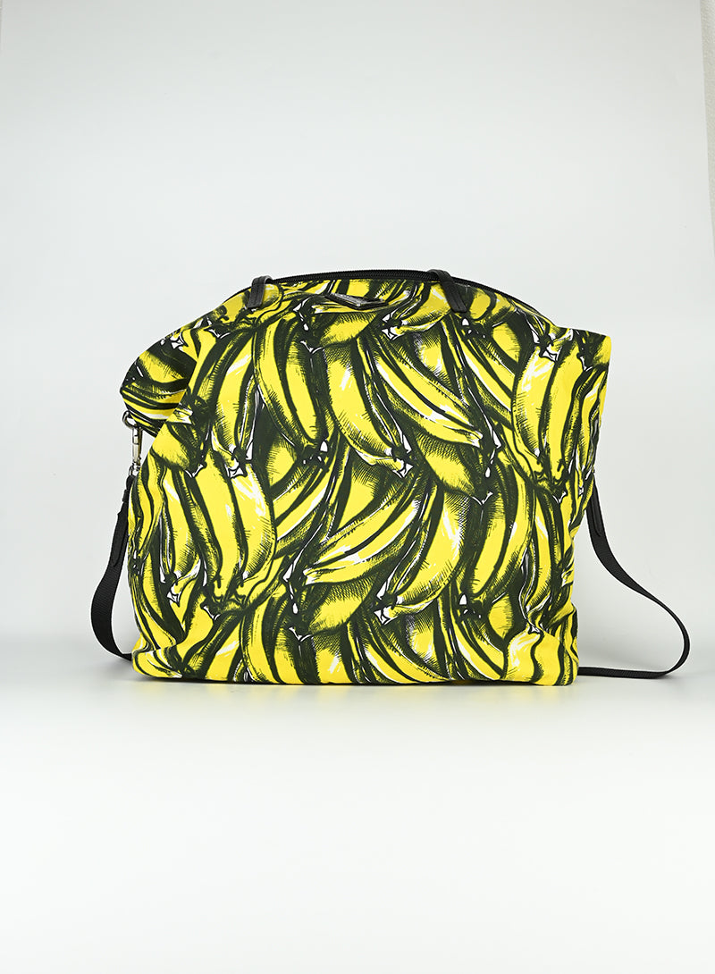 Prada Shopper in tela con banane