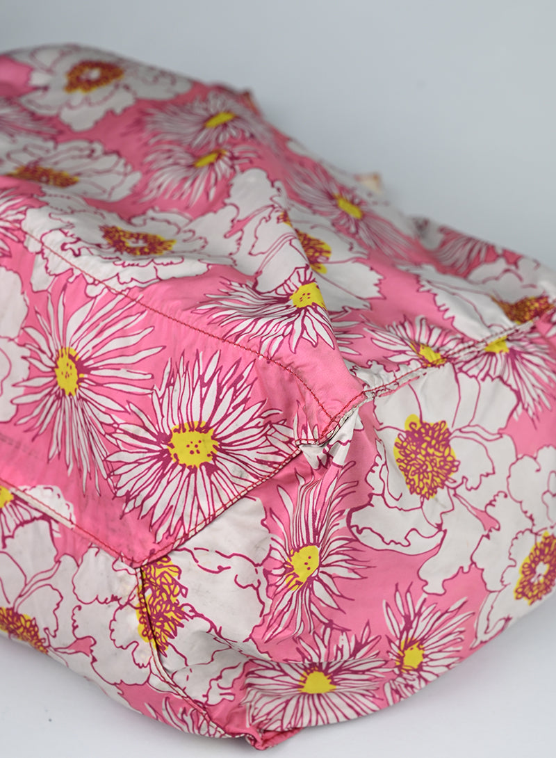Prada Shopper Rosa Fiori