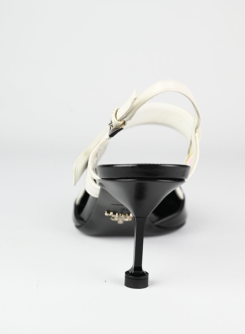 Prada Slingback nere e bianche - N. 39