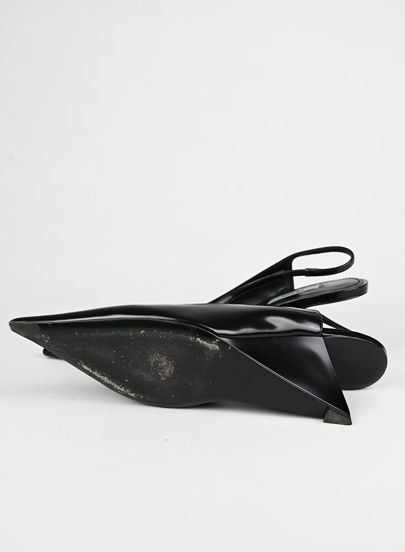 Prada Slingback in pelle nera - N. 39