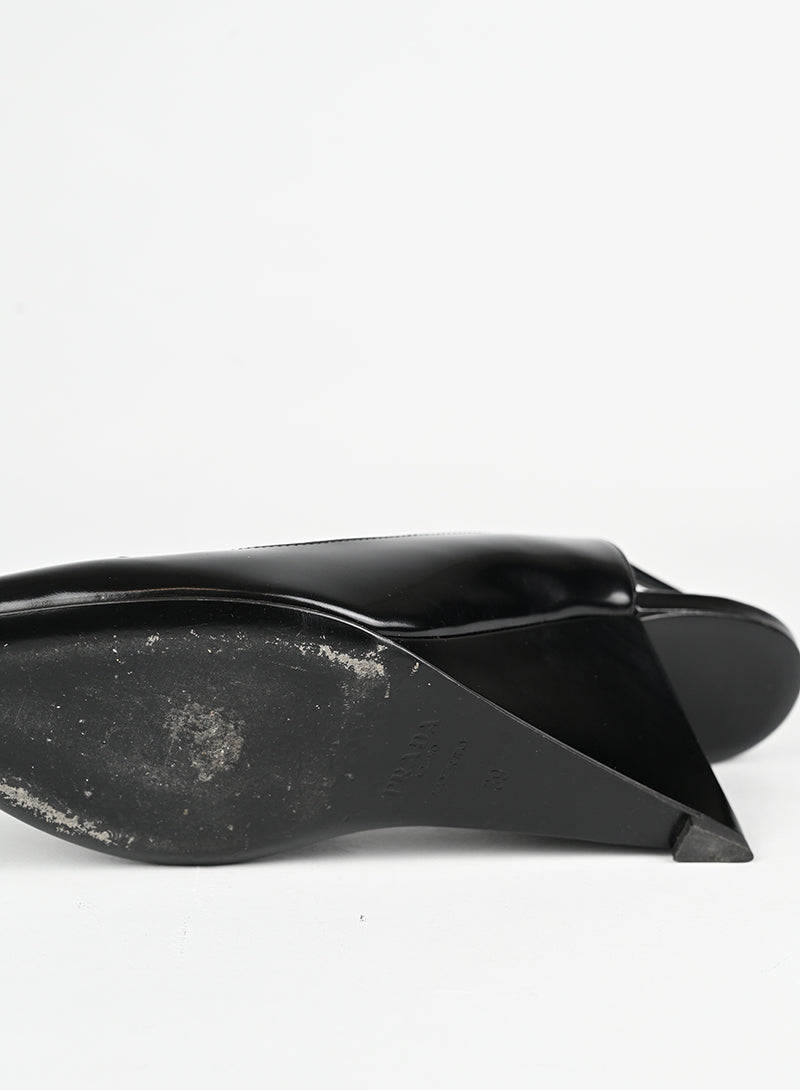 Prada Slingback in pelle nera - N. 39
